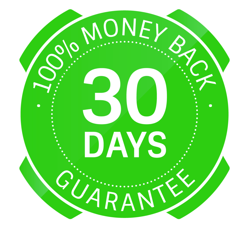 30 day money back guarantee