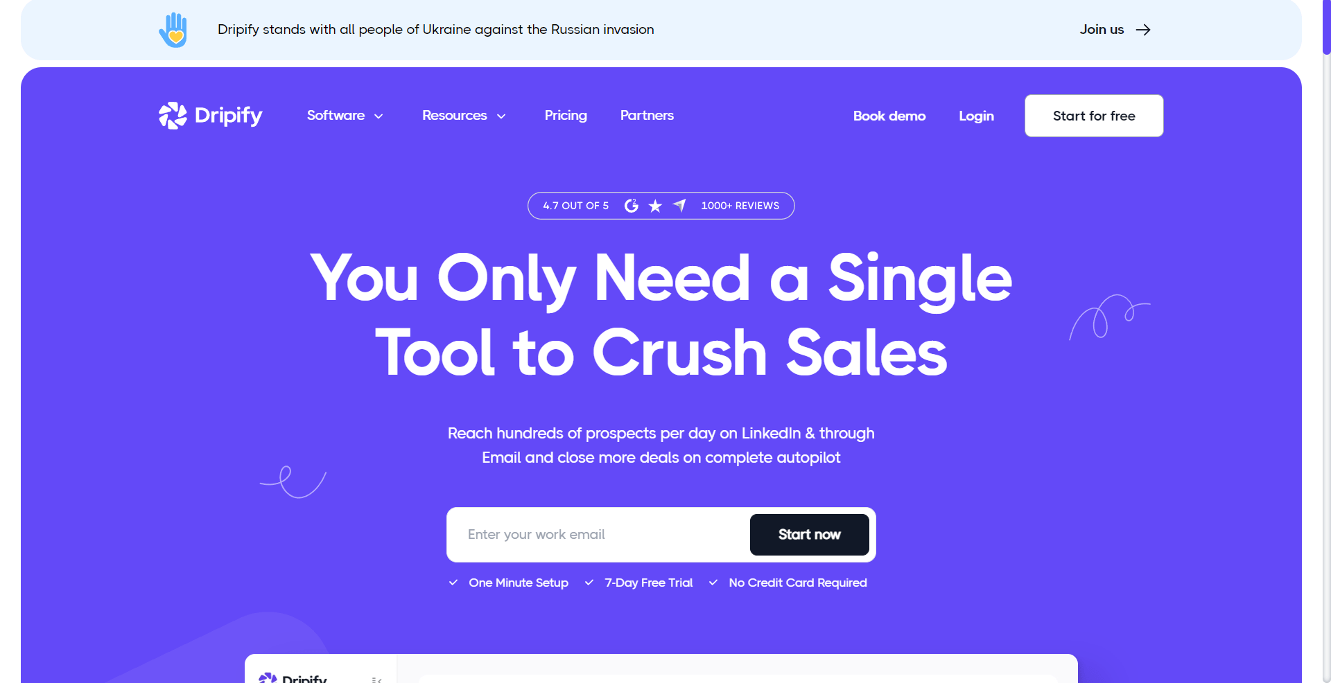 Screenshot 2025-03-18 192148 Dripify Landing Page